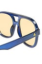 view 3 of 3 Whirlpool Sunglasses in Navy & Golden Tint