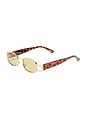 view 2 of 3 Sirius Sunglasses in Gold & Sage Tint