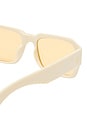 view 3 of 3 Pluto Sunglasses in Ivory & Golden Tint
