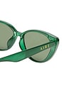 view 3 of 3 LUNETTES DE SOLEIL AMALTHEA in Emerald & Green Mono