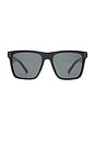 view 1 of 3 Kraz Sunglasses in Black & Smoke Mono Polarized