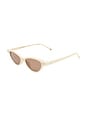 view 2 of 3 Cybeles Sunglasses in Ivory & Hazel Tint