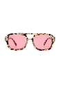 view 1 of 2 Aquarius Sunglasses in Cookie Tort & Mulberry Tint