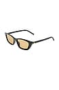 view 2 of 2 LUNETTES DE SOLEIL TITANIA in Black & Tan Tint