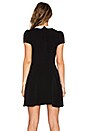 view 3 of 4 Peter Pan Collar Dress in Black