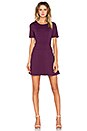 view 4 of 4 Fit & Flare Dress in Plum Noir