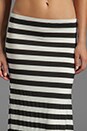 view 4 of 7 Stripe Maxi Skirt in Black/White in Black & White