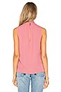 view 3 of 4 Sleeveless High Neck Blouse in Malaga