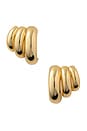 view 1 of 3 Tripla Hoop Earrings in Gold