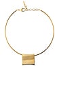 view 1 of 3 Carre Necklace in Gold