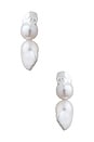 view 1 of 2 Yara Earrings in White