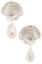 view 1 of 2 BRINCOS SCALLOP in Silver Plated
