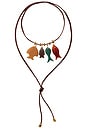 view 1 of 2 COLLIER FISH CHARM in Multi Color