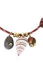 view 2 of 3 COLLAR COLGANTE BAIRRO in Brown