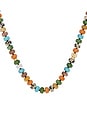 view 2 of 3 COLLIER AVEC PERLES DIERO in Green Multi