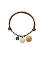 view 1 of 1 Tatty Anklet in Brown Multi