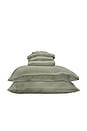 view 1 of 3 King Luxe Cleanbamboo Sateen+ Sheet Set in Fern
