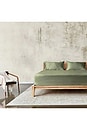 view 2 of 3 King Luxe Cleanbamboo Sateen+ Sheet Set in Fern