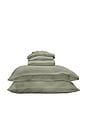 view 1 of 3 LECHO LUXE CLEANBAMBOO SATEEN + SHEET SET in Fern