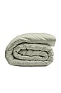 view 1 of 2 Full/Queen Luxe Cleanbamboo Sateen+ Duvet Cover in Fern