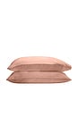 view 1 of 2 Standard Cleanbamboo Sateen+ Pillowcase Set in Quartz
