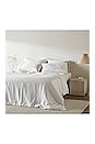 view 2 of 4 King/Cal King Signature Sateen Duvet Cover in Cloud