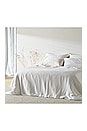 view 4 of 4 King/Cal King Signature Sateen Duvet Cover in Cloud