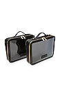 view 3 of 5 Large Twin Cosmetic Case in 