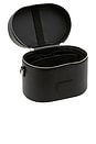 view 3 of 6 Oval Toiletry Case in Black