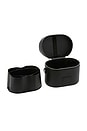 view 4 of 6 Oval Toiletry Case in Black