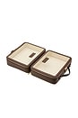 view 4 of 6 MALETA DE MAQUIAGEM LARGE TWIN TRAVEL CASE in Espresso
