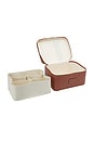 view 3 of 4 Vanity Case in Ginger Brown