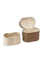 view 4 of 7 MALETA DE MAQUIAGEM OVAL TOILETRY CASE in Cappuccino
