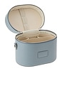 view 3 of 8 Oval Toiletry Case in Robin Blue