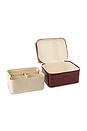 view 6 of 6 MALETA DE MAQUIAGEM DUO VANITY CASE in Burgundy Croc