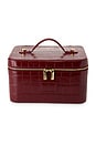 view 1 of 4 x REVOLVE Vanity Case in Burgundy Croc