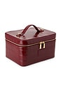 view 2 of 4 x REVOLVE Vanity Case in Burgundy Croc