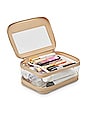 view 7 of 7 CLEAR MAKEUP TRAVEL CASE 투명 메이크업 여행용 케이스 in Blush
