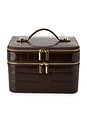 view 1 of 6 x REVOLVE Duo Vanity Case in Espresso Croc