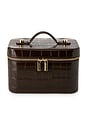 view 1 of 4 x REVOLVE Mini Vanity Case in Espresso Croc