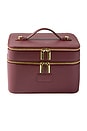 view 1 of 6 Duo Vanity Case in Burgundy