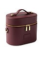 view 2 of 5 Oval Toiletry Case in Burgundy