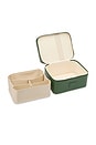 view 6 of 7 DUO VANITY DUO VANITY CASE in Moss Lizard Print