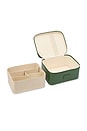 view 4 of 6 POCHETTE DE MAQUILLAGE VANITY CASE in Moss Lizard Print