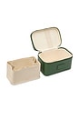 view 4 of 5 Mini Vanity Case in Moss Lizard Print