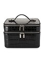 view 1 of 5 DUO VANITY DUO VANITY CASE in Noir Croc