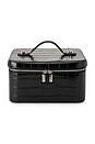 view 1 of 7 POCHETTE DE MAQUILLAGE VANITY CASE in Noir Croc
