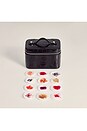 view 7 of 7 Mini Vanity Case in Noir Croc