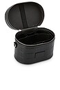 view 3 of 7 Oval Toiletry Case in Noir Croc