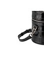 view 7 of 7 Oval Toiletry Case in Noir Croc